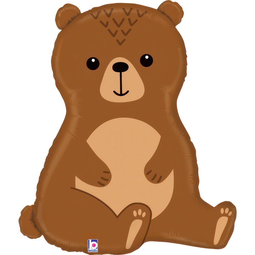 Grabo 29 inch Woodland Bear Foil Balloon_35976-woodland-bear-b